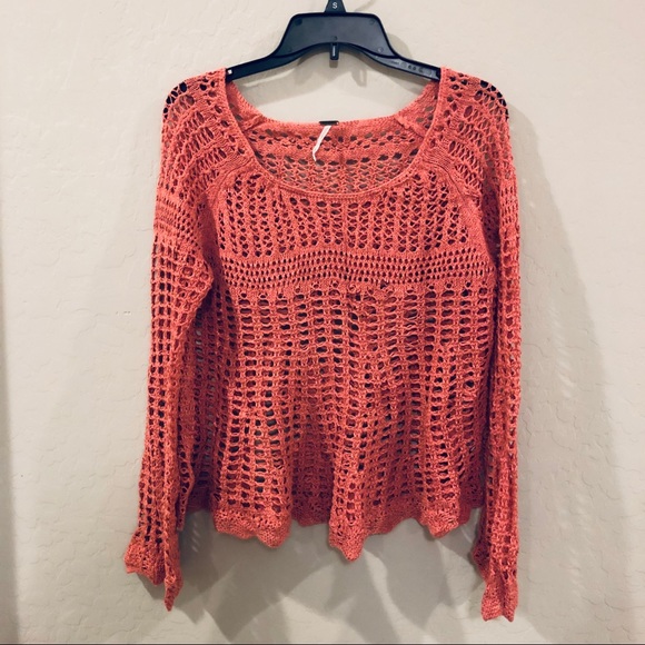 Free People Sweaters - Free People Crochet Sweater A1